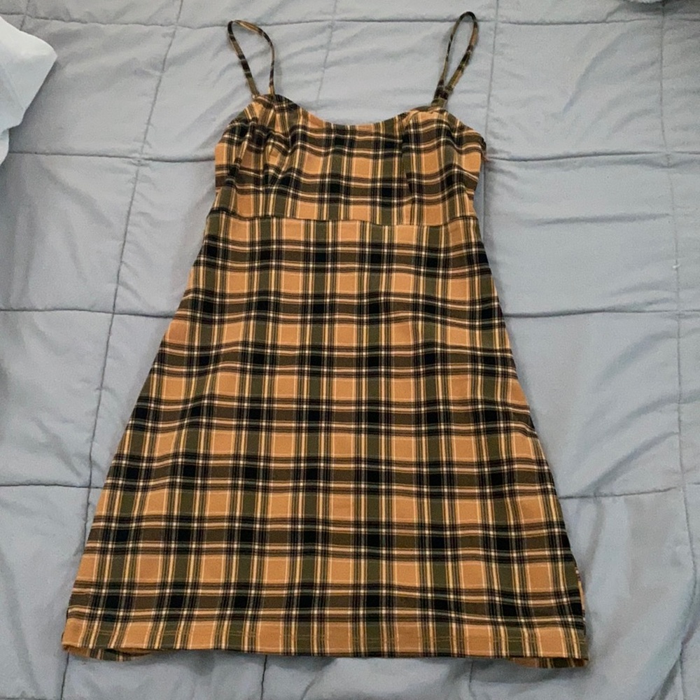 Plaid Mini Dress